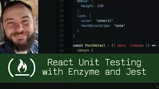 React Unit Testing with Enzyme and Jest P5D51 - Live Coding with Jesse