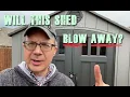 Will this Costco Lifetime storage shed hold up to strong wind Yes find out how