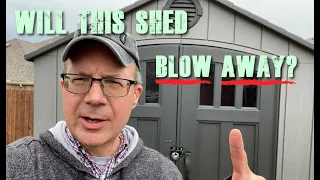 Will this Costco Lifetime storage shed hold up to strong wind Yes find out how