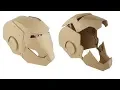 How To Make IronMan Transformers Mask - Hydraulic Cardboard