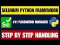 Selenium with Python Framework Handle Chrome Password Manager