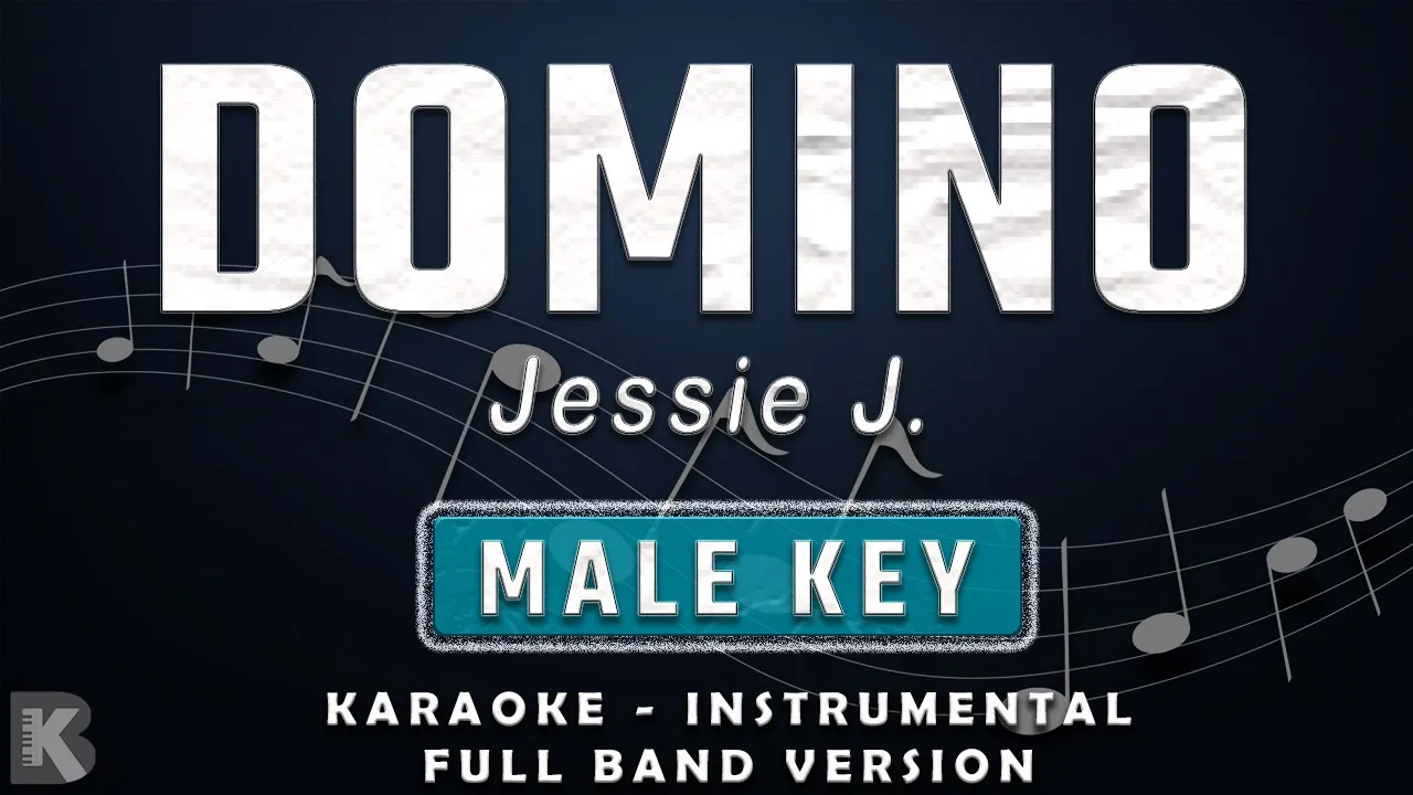 Domino - Jessie J. (Full Band Karaoke) Male Key - Instrumental