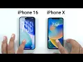iPhone 16 vs iPhone X - SPEED TEST