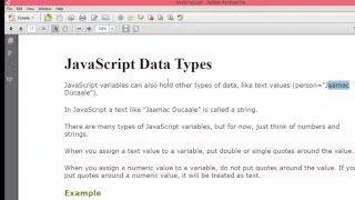 Lesson 06 JavaScript Variables Sahalsoftware