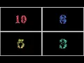 NO COPYRIGHT ANIMATION 10-second Countdown Timer in Fireworks with Sound Effect