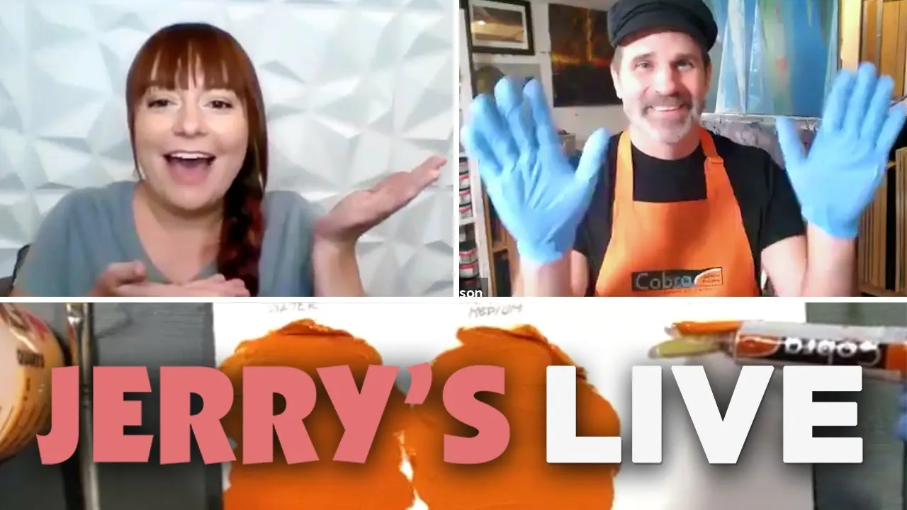 Jerry's LIVE Episode #206: Cobra & Rembrandt Oils with Jeff Olson of Royal Talens