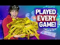 Playing EVERY Game At Dave Buster s Arcade