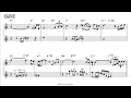 I Remember Clifford (Benny Golson & Roger Guerin) Tenor Sax & Trumpet (Bb) Transcription