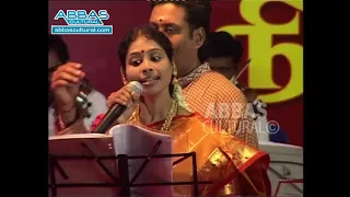 kannodu kanbathellam thalaiva nithyasree mahadevan live vellithirai raagangal abbas cultural