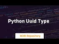 python uuid type
