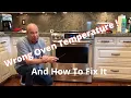 Oven Temperature Sensor Repair Calibration