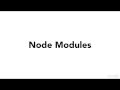 2 1 Node modules by Lynda com