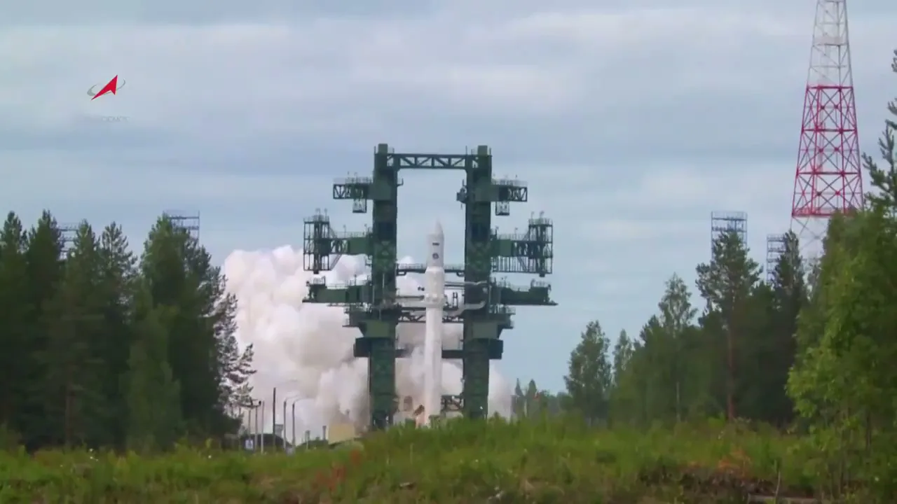 First Angara-1.2 rocket launch from Plesetsk in 2014