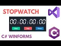 How To Create Stopwatch Using C - Visual Studio Tutorials