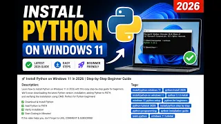 -How to Install Python on Windows 11 2026 Step-by-Step Beginner Guide