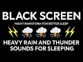 Download Lagu When You’re Overwhelmed – Let Night Rainstorm \u0026 Black Screen Bring You Peace and Better Sleep