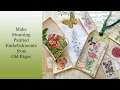 How to create easy Book Page Art