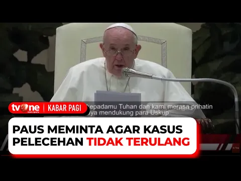 Paus Fransiskus Mengaku Malu Soal Pelecehan Anak di Gereja