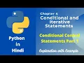 Conditional control statements in Python Part 1 Chapter 4 if and if else statement