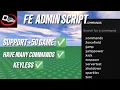 FE ADMIN SCRIPT ROBLOX