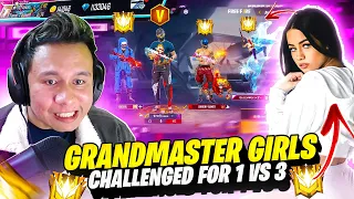 Download Pro Grandmaster Girls Challenged My Youtuber Friend For 1 Vs 3 😱 I took Revenge || Tonde Gamer MP3