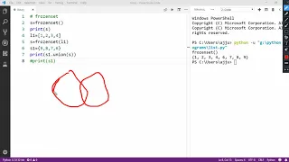 Lecture 36 - FrozenSet Python