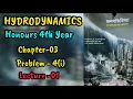 Hydrodynamics Chapter 3 Example 4 i Honours 4th Year Lecture 01