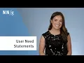 User Need Statements in Design Thinking