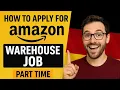 How to apply for Amazon Warehouse jobs in Germany Part time and Full time Job