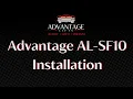 The Advantage AL-SF10 2-Post Floor Plate Installation