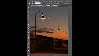 كيفيه عمل اضائه وتأثير الليل بالفوتوشوب 