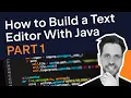 Text Editor E01 - How to use ANSI Escape Codes Call Native APIs with Java