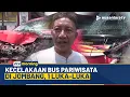 Download Lagu Bus Pariwisata Rombongan Peziarah Tabrakan Adu Banteng dengan Minibus di Jombang | NTV MORNING