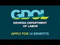 Applying for Unemployment Benefits in Georgia