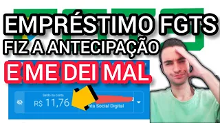 FIZ A ANTECIPAÇÃO SAQUE ANIVERSÁRIO E ME DEI MAL - NÃO FAÇA O EMPRÉSTIMO FGTS - ENTENDA