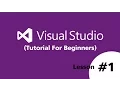 Visual Basic Net 2015 Beginners How to Create New Project and Run - Part 1