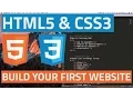HTML5 and CSS3 beginner tutorial 2 - Creating your first website