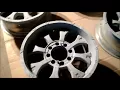RE-FINISHING 100 Rims off Craigslist