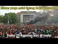 Download Lagu Ribuan warga mulai geruduk kantor DPR demo 25 Agustus di nyalakan