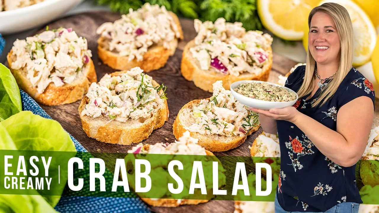 Easy Creamy Crab Salad