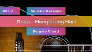 Download Menghitung Hari - Karaoke Akustik [ Female Chord ] MP3