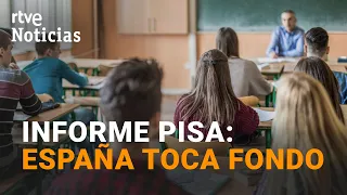 Informe PISA 2025 | Los estudiantes españoles se hunden en matemáticas, lectura y ciencias | RTVE