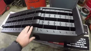 Harbor Freight 6500lb Plastic Automotive Ramps - Review Demo