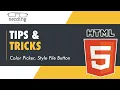 HTML Tips and Tricks - Inputs Color Picker and File