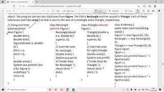 Lecture - 13 Runtime Polymorphism Dynamic method dispatch Abstract Class