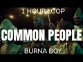 Lagu COMMON PEOPLE - BURNA BOY 1 HOUR LOOP #afrobeat #1hourloop #burnaboy