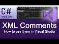 XML Comments