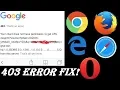 Your client does not have permission to get url from this server - 403 Error SOLVED