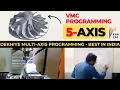 5-AXIS VMC PROGRAMMING Tutorial - DELCAM POWERMILL PROGRAMMING With RVM CAD