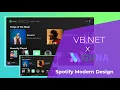 VB NET - Spotify Modern Design